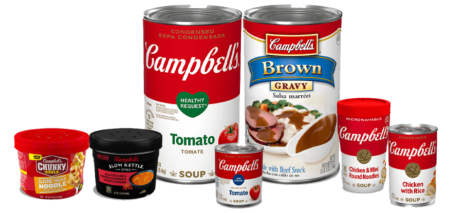 Campbell’s® Shelf-Stable Soups, Sauces, Entrees and Gravies