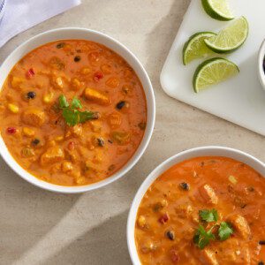 Campbell’s® Culinary Reserve Frozen Ready to Eat Baja Style Chicken Enchilada Soup, 4 Pound Pouches, 4-Pack