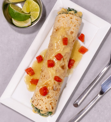 CHICKEN AND WHITE BEAN ENCHILADAS MADE WITH CAMPBELL’S® HEALTHY REQUEST® CREAM OF CHICKEN SOUP featured image