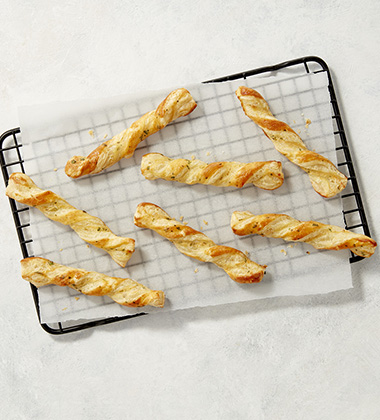 Delicious recipes on campbellsfoodservice.com - parmesan cheese twists